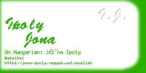 ipoly jona business card